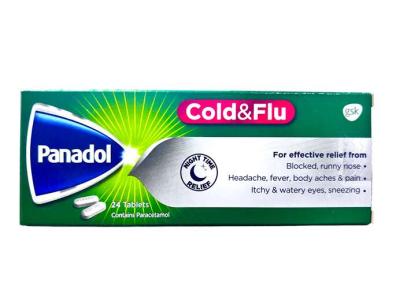 PANADOL NIGHT COLD AND FLU 24`S